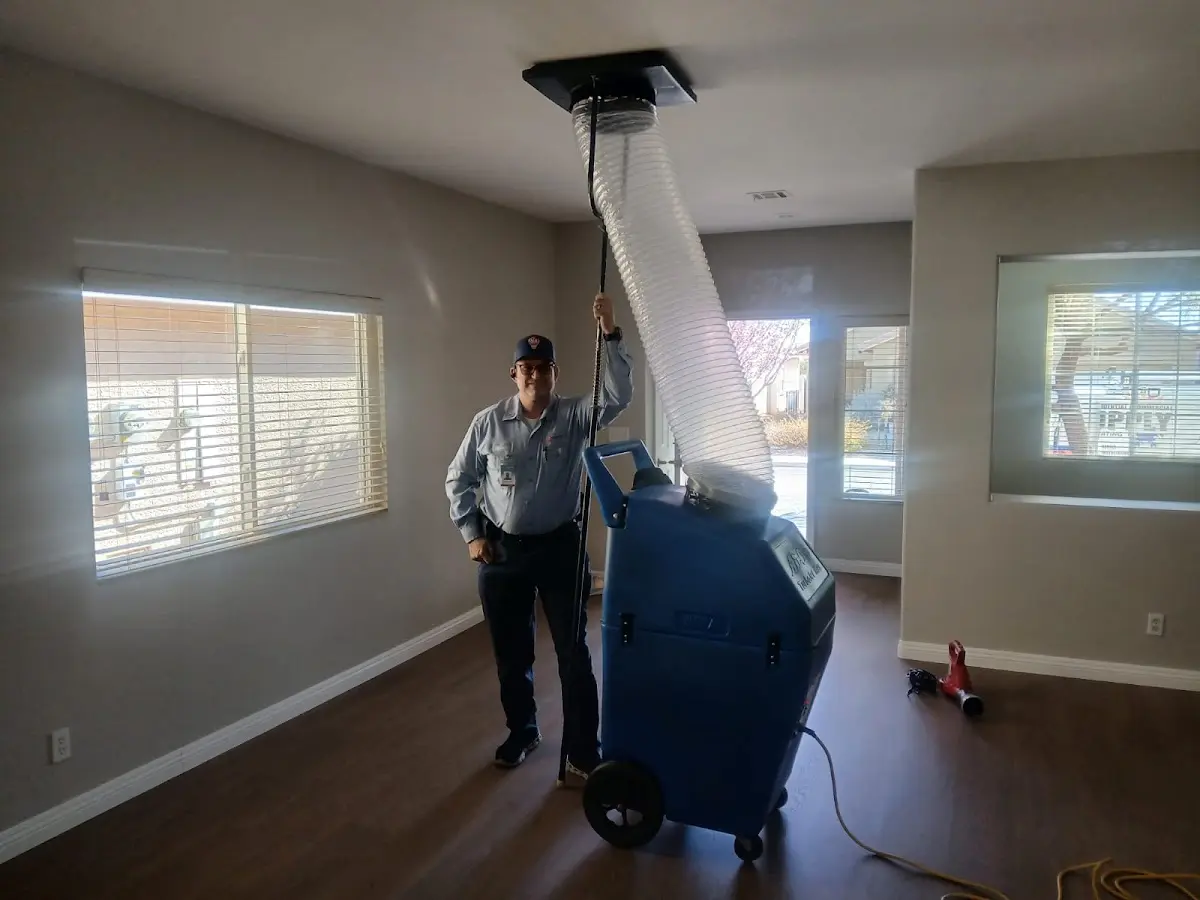 Professional Dryer Vent Cleaning work inside a Gonzales home